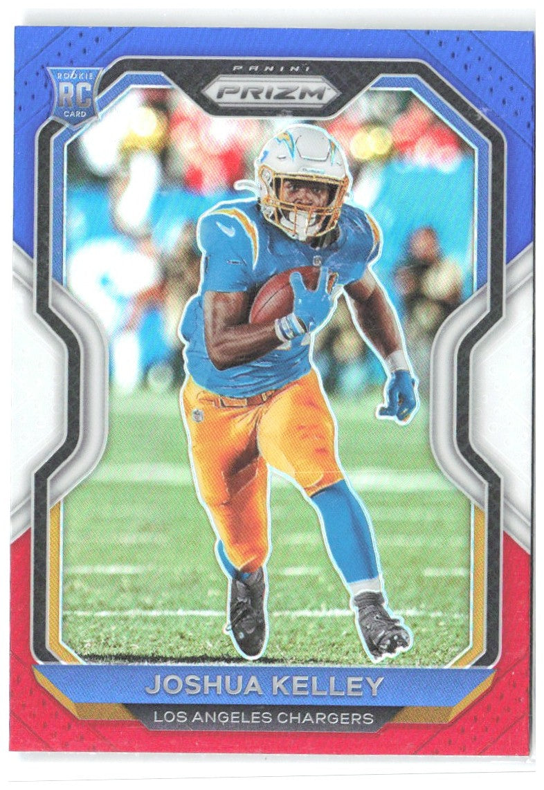 Joshua Kelley Prizm - Prizm Red White and Blue 326 2020 Los Angeles Chargers