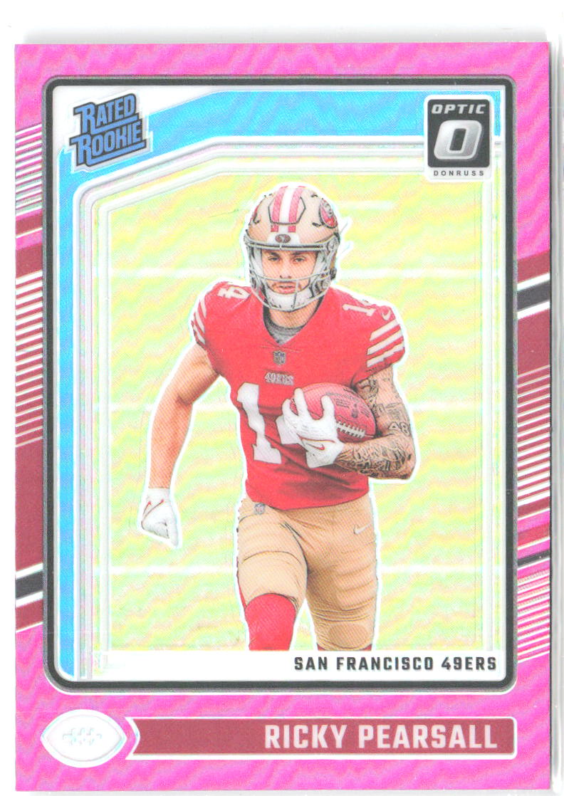 Ricky Pearsall Donruss Optic - Pink 284 2024 San Francisco 49ers