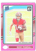 Ricky Pearsall Donruss Optic - Pink 284 2024 San Francisco 49ers