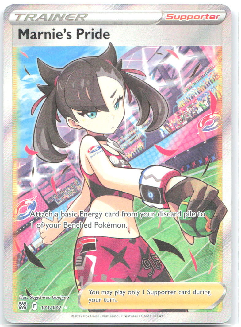 Marnie's Pride Full Art Holo Ultra Rare SWSH09: Brilliant Stars 171/172 NM