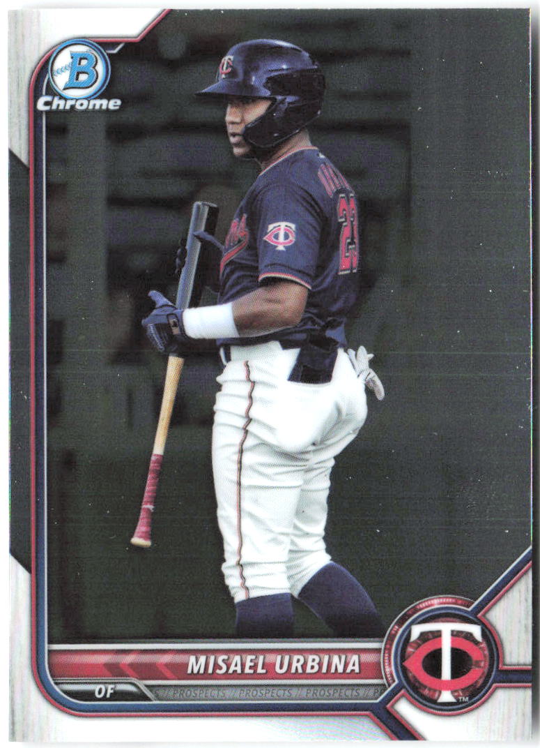 Misael Urbina Bowman - Chrome Prospects BCP-86 2022 Minnesota Twins