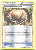 Armor Fossil Shieldon Reverse Holo XY Steam Siege 98/114 NM Toyste Beach