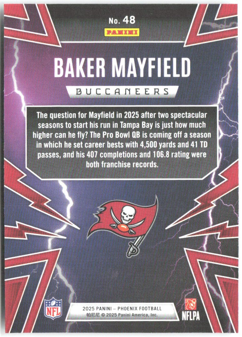 Baker Mayfield Panini Phoenix - Thunderbirds 48 2025 Tampa Bay Buccaneers