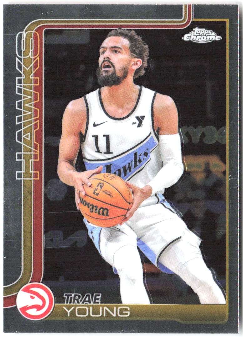 Trae Young Topps Chrome 5 2025-26 Atlanta Hawks