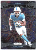 De'Von Achane Panini Prizm - Fireworks 12 2024 Miami Dolphins