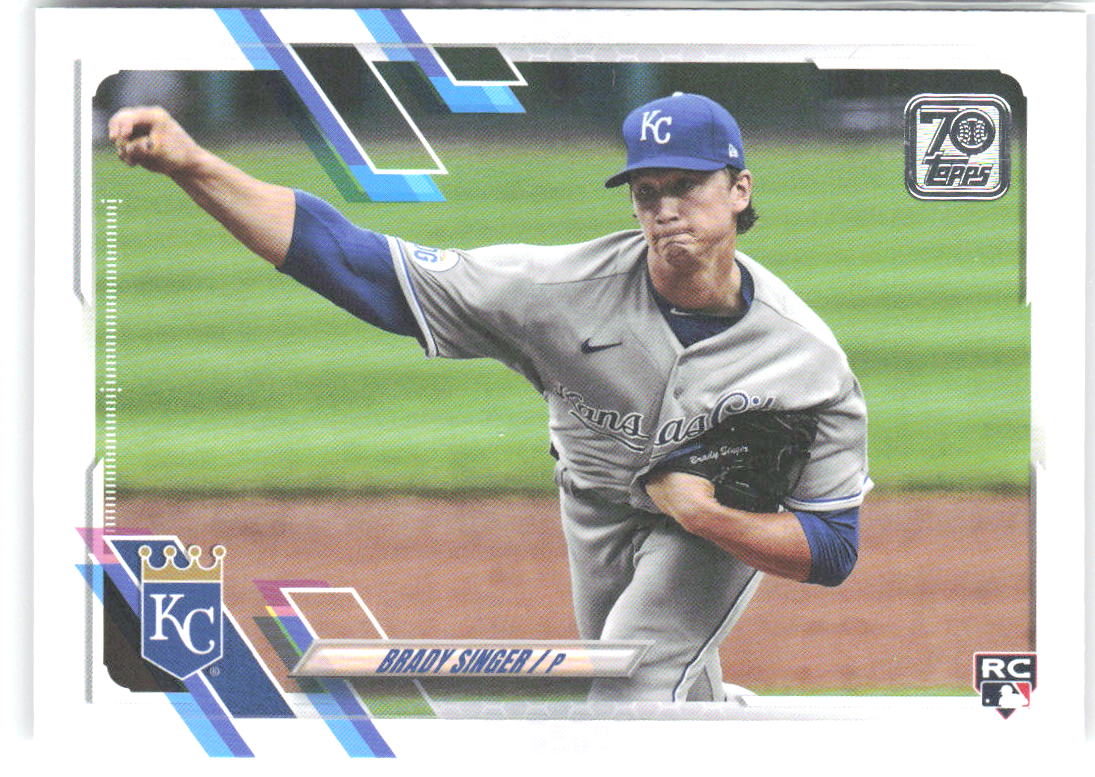 Brady Singer Topps 169 2021 Kansas City Royals RC