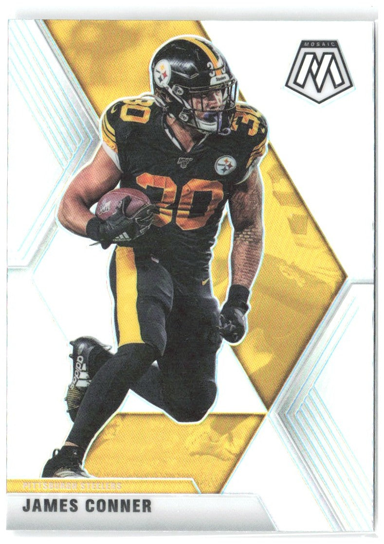 James Conner Panini Mosaic - Prizm Silver 168 2020 Pittsburgh Steelers