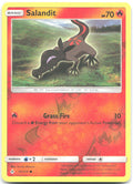 Salandit Reverse Holo Common SM Unbroken Bonds 30/214 NM Yusuke Ohmura