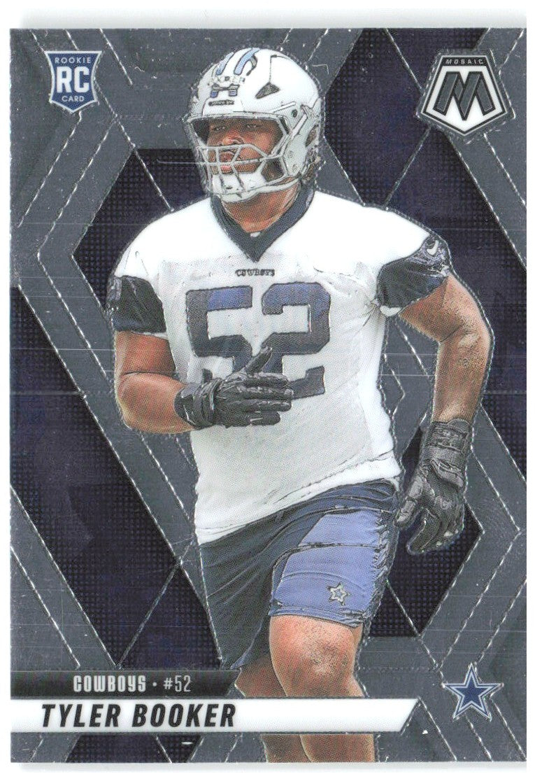 Tyler Booker Panini Mosaic 348 2025 Dallas Cowboys RC