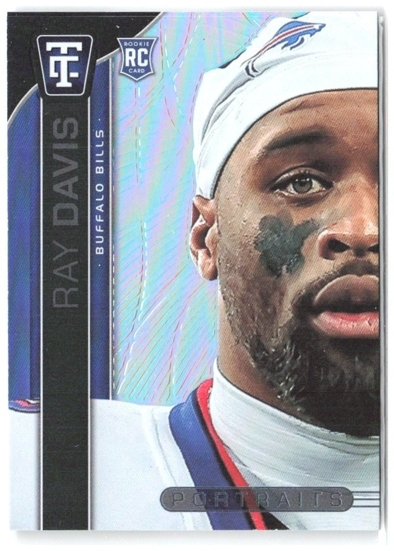 Ray Davis Panini Totally Certified - Portraits 23 2024 Buffalo Bills