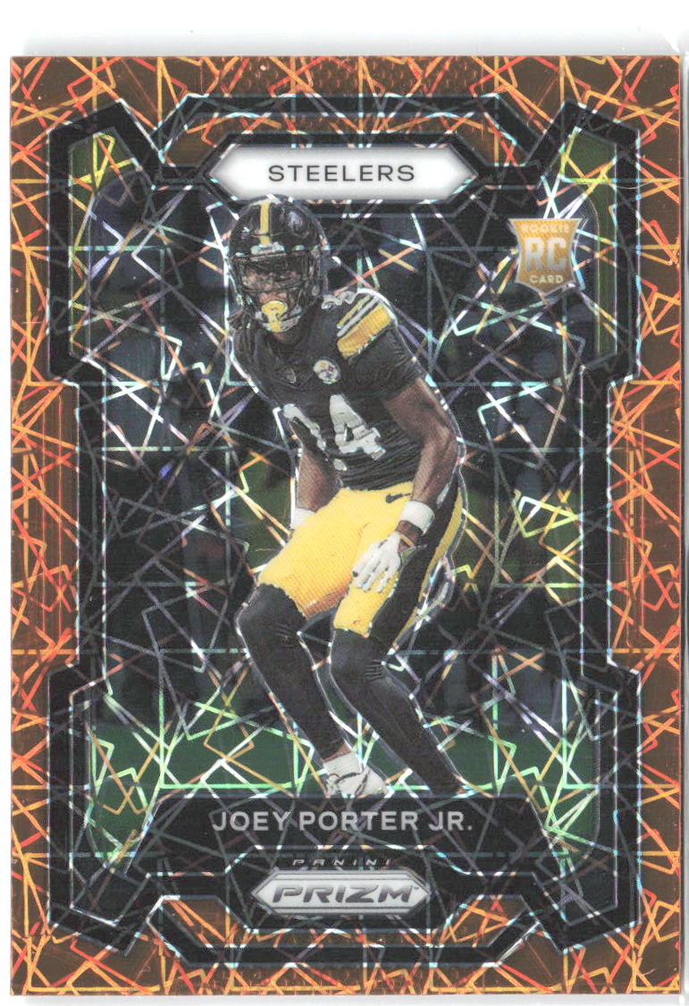 Joey Porter Jr. Panini Prizm - Lazer 386 2023 Pittsburgh Steelers