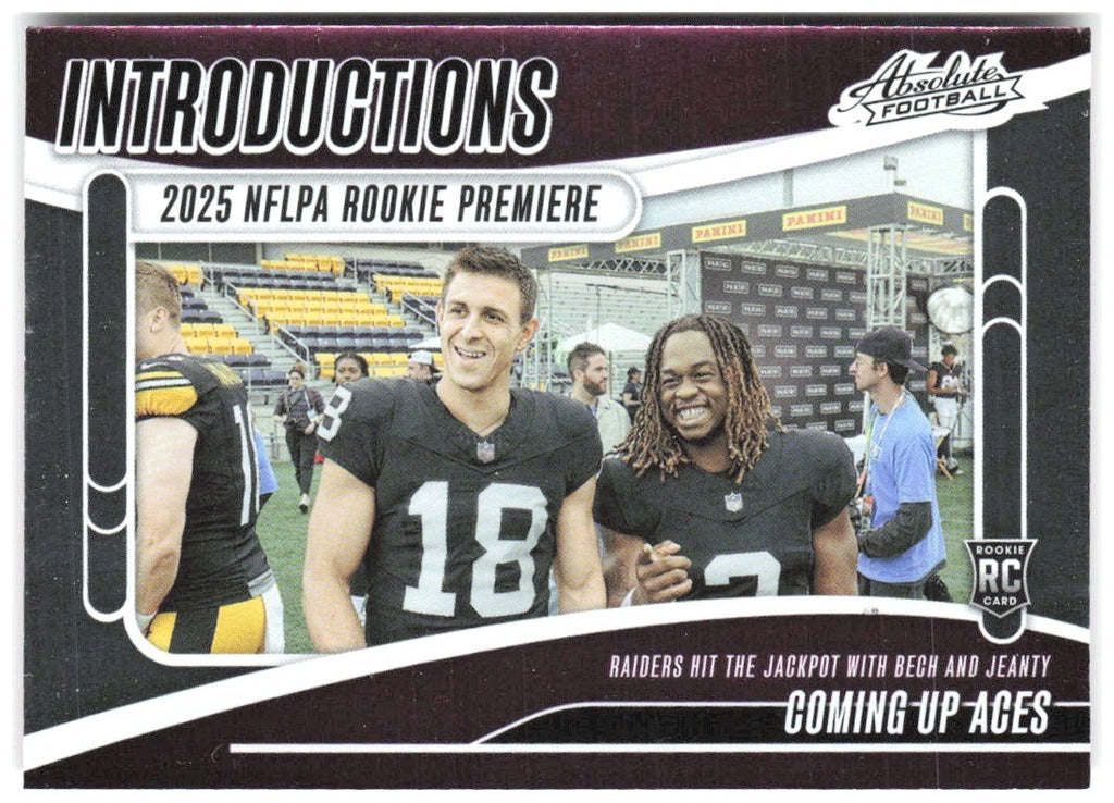 Coming Up Aces Panini Absolute - Introductions I-AJY 2025 Las Vegas Raiders