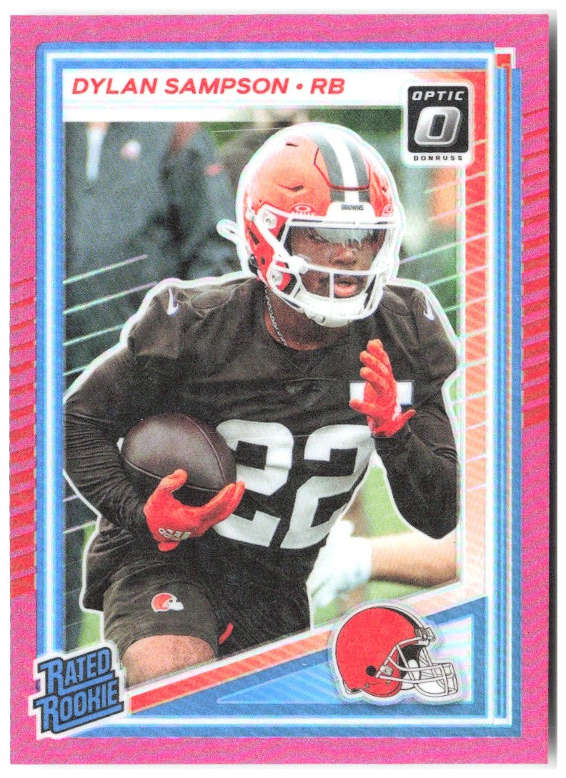 Dylan Sampson Donruss Optic - Pink 238 2025 Cleveland Browns