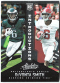DeVonta Smith Panini Absolute - Introductions INT-7 2021 Philadelphia Eagles