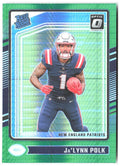 Ja'Lynn Polk Donruss Optic - Green Hyper 240 2024 New England Patriots