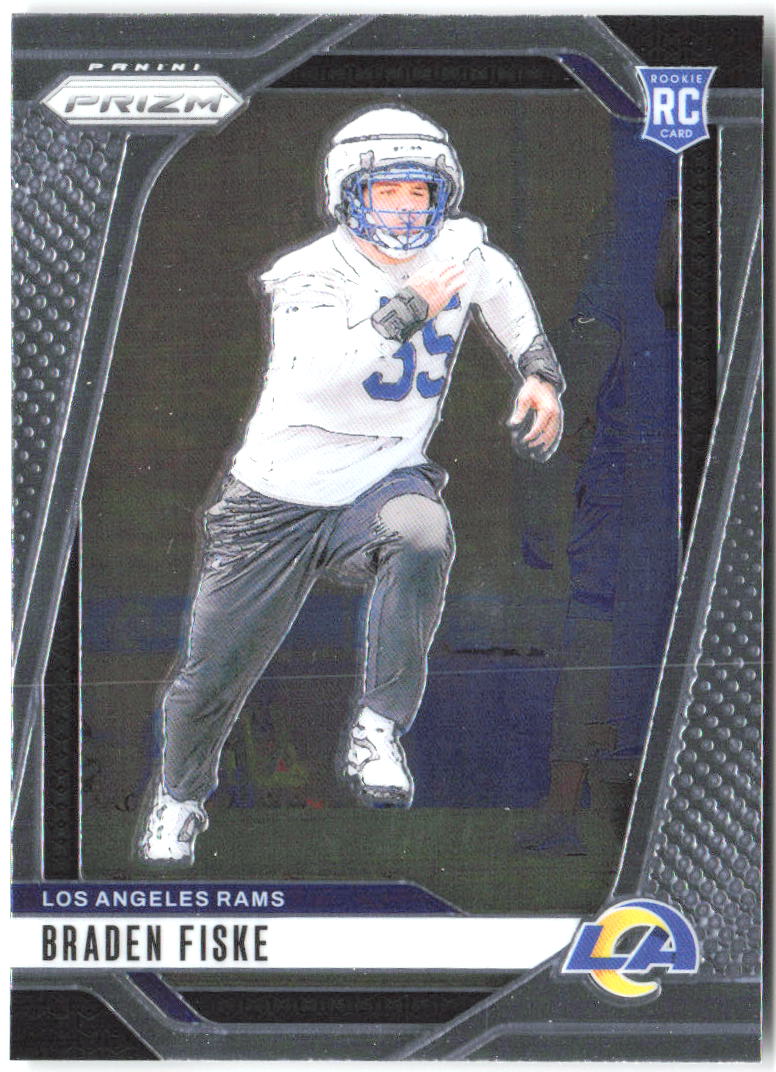 Braden Fiske Panini Prizm 310 2024 Los Angeles Rams RC
