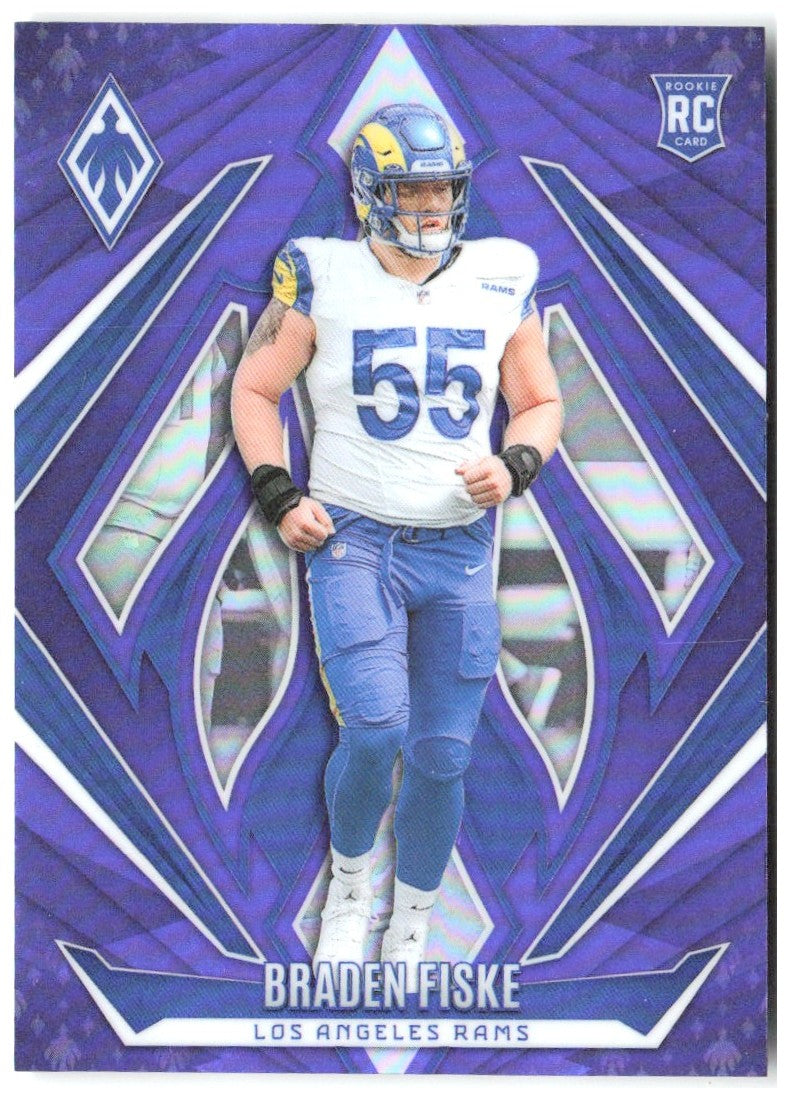 Braden Fiske Panini Phoenix - Purple 160 2024 Los Angeles Rams