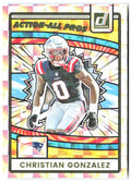 Christian Gonzalez Donruss - Action-All Pros AAP-CGO 2025 New England Patriots