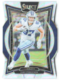 Jake Ferguson Panini Select - Silver Prizm Die Cut 64 2024 Dallas Cowboys
