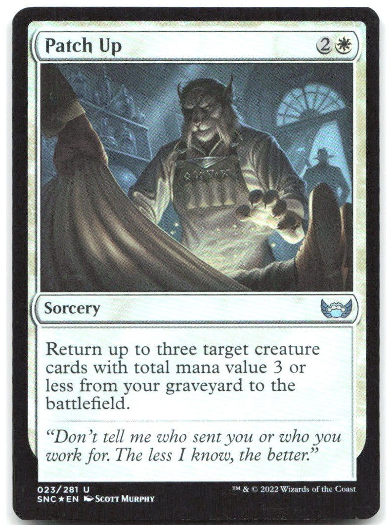 Patch Up Foil U Streets of New Capenna 23 NM Scott Murphy