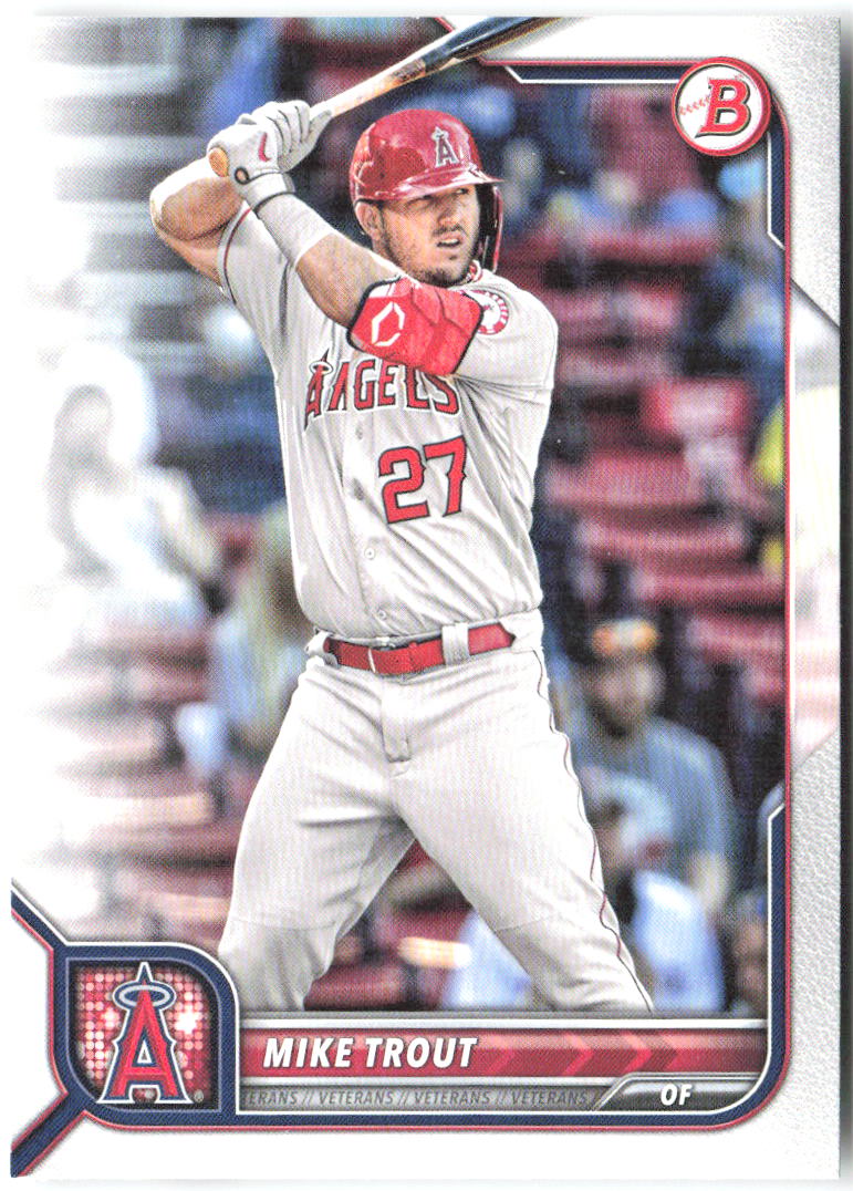 Mike Trout Bowman 32 2022 Los Angeles Angels