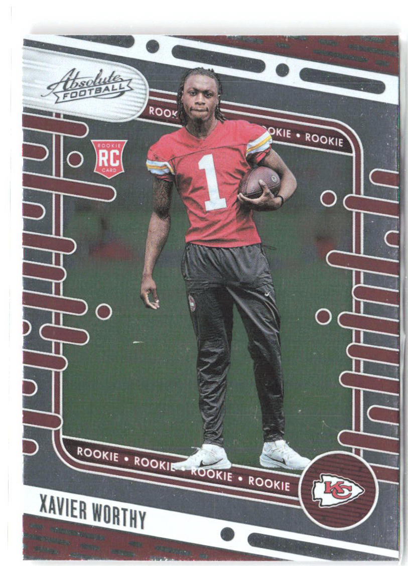 Xavier Worthy Panini Absolute - Retail 128 2024 Kansas City Chiefs RC