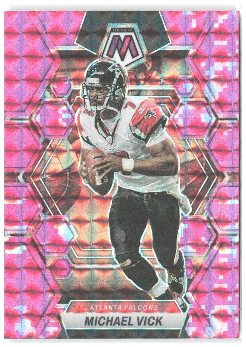 Michael Vick Panini Mosaic - Camo Pink Mosaic 12 2023 Atlanta Falcons