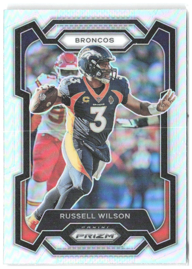 Russell Wilson Panini Prizm - Silver 93 2023 Denver Broncos