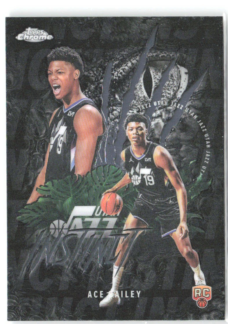 Ace Bailey Topps Chrome - Instinct INS-15 2025-26 Utah Jazz