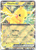 Pikachu ex 028 131 Holo Double Rare SV: Prismatic Evolutions 028/131 NM N-DESIGN Inc