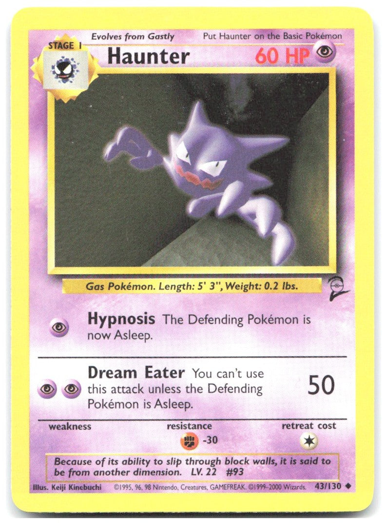 Haunter Uncommon Base Set 2 043/130 LP Keiji Kinebuchi