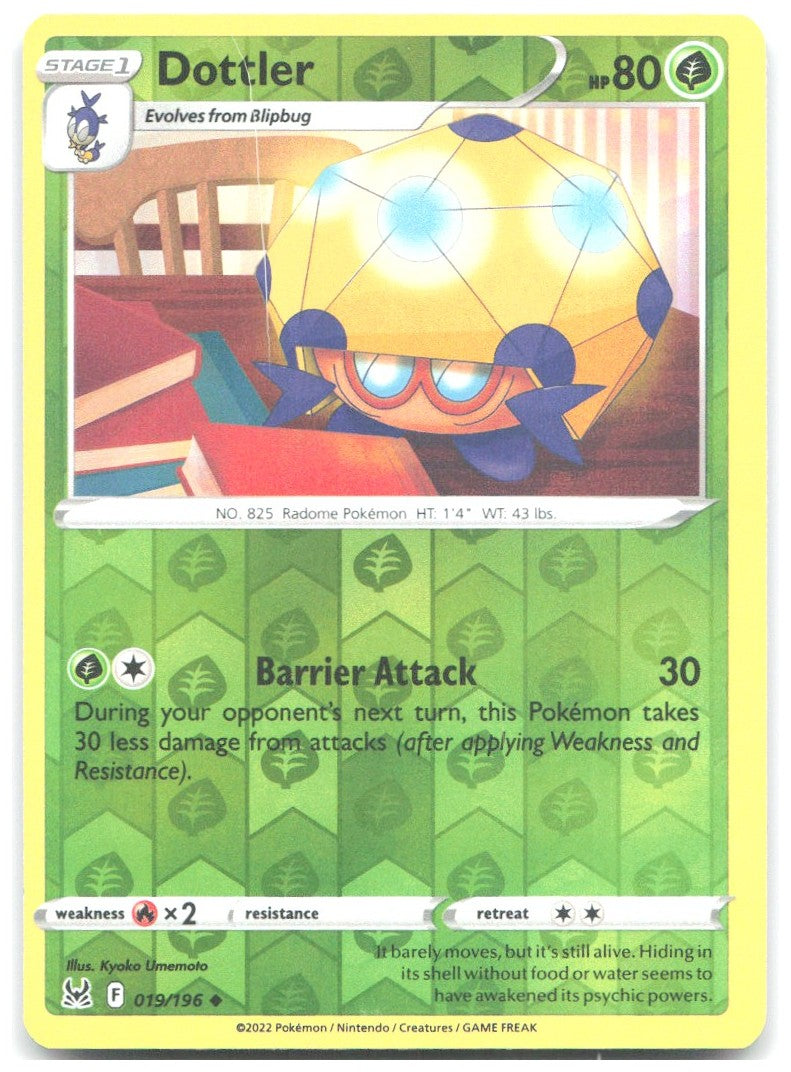 Dottler Reverse Holo Uncommon SWSH11 Lost Origin 019/196 NM Kyoko Umemoto