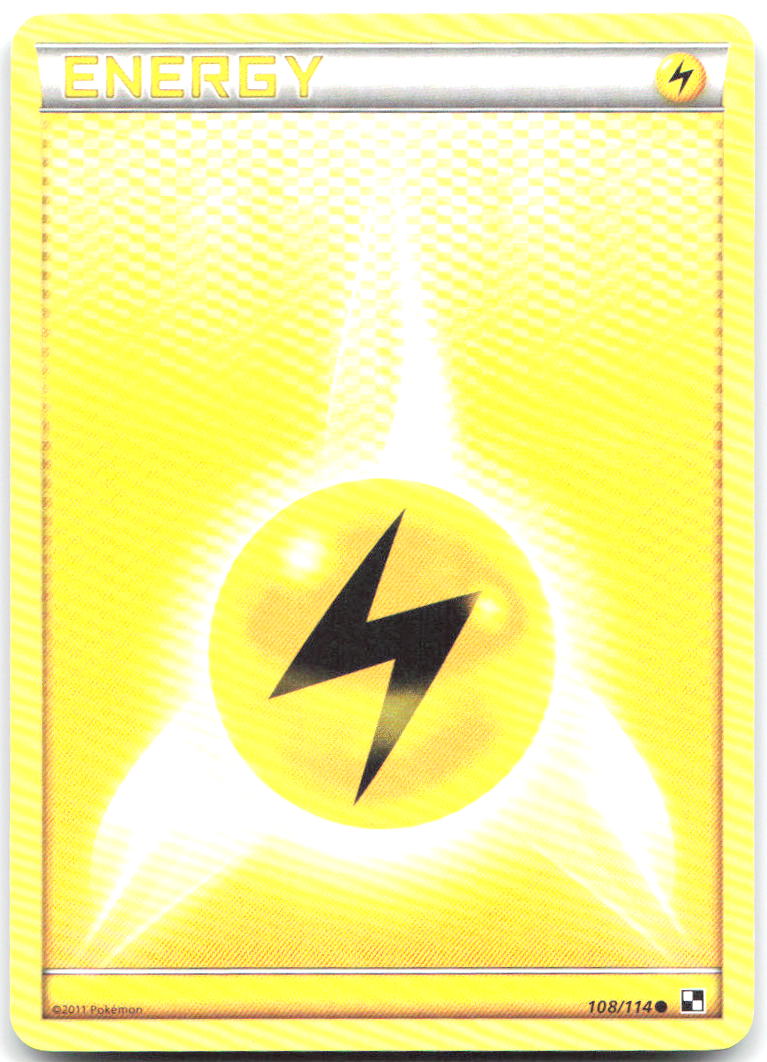 Lightning Energy Common Black and White 108/114 NM