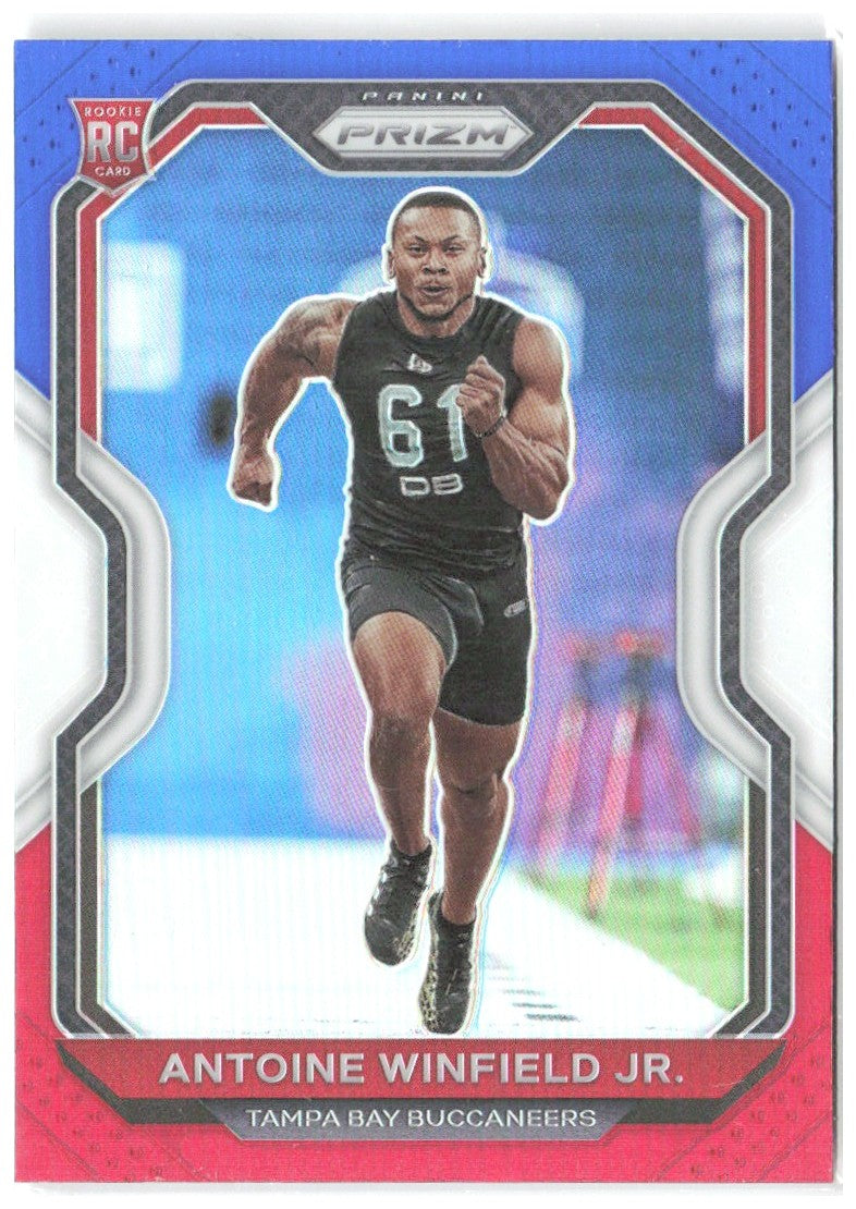 Antoine Winfield Jr. Panini Prizm - Prizm Red White and Blue 322 2020 Buccaneers