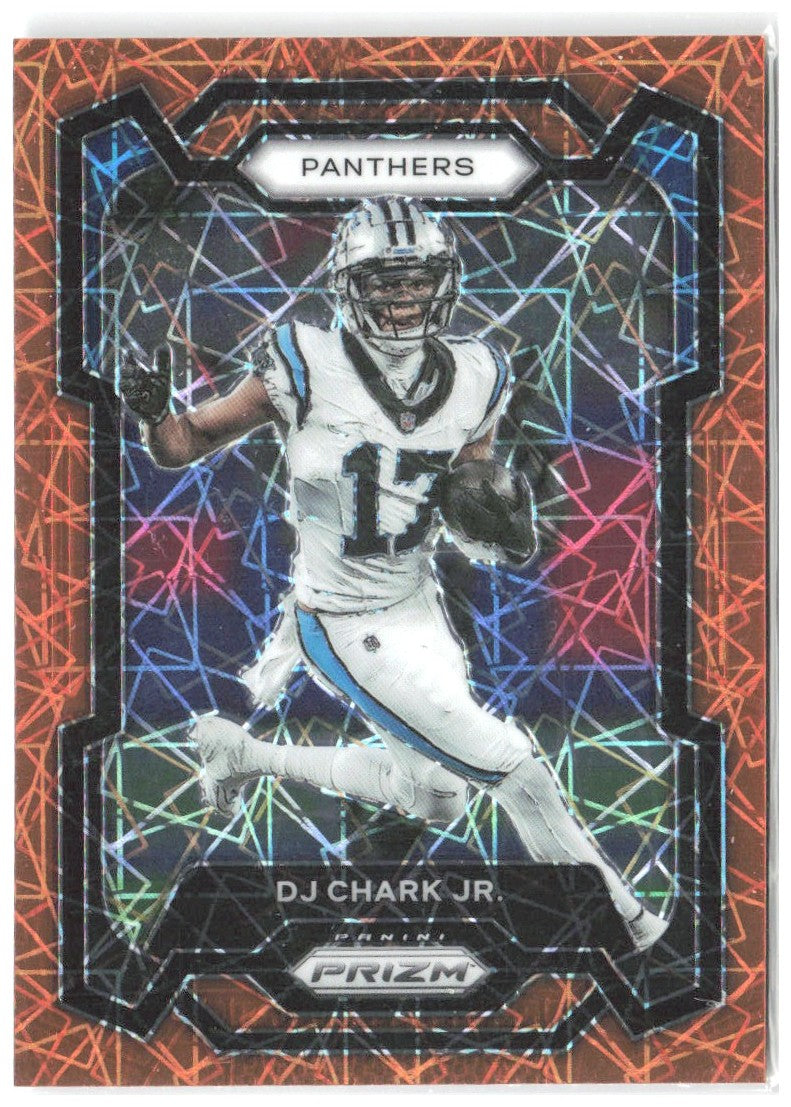 DJ Chark Jr. Panini Prizm - Lazer 41 2023 Carolina Panthers