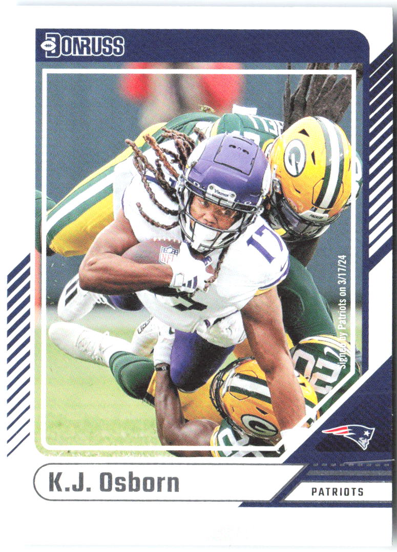 K.J. Osborn Donruss 31 2024 New England Patriots