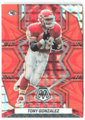 Tony Gonzalez Panini Mosaic - Mosaic Reactive Orange 100 2022 Kansas City Chiefs