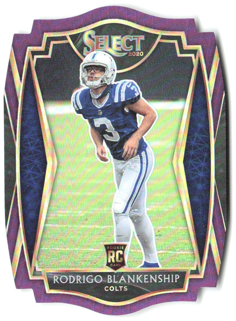 Rodrigo Blankenship Select - Purple Prizm Die Cut 175 2020 Indianapolis Colts
