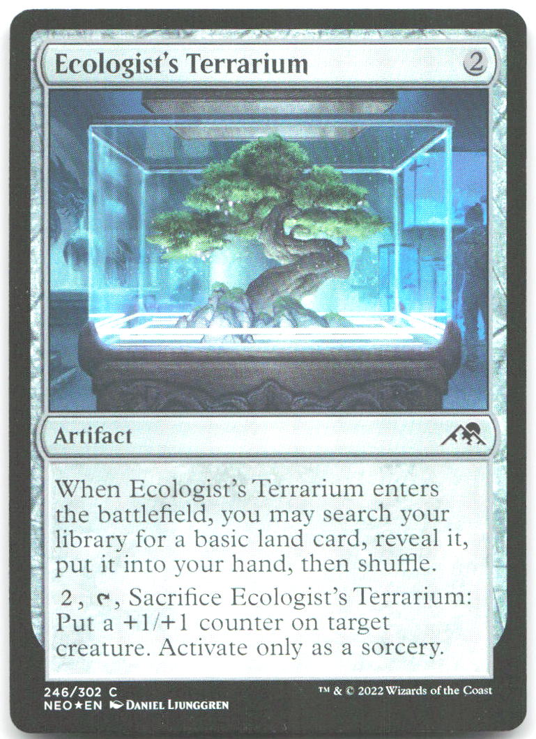 Ecologist's Terrarium Foil C Kamigawa Neon Dynasty 246 NM Daniel Ljunggren