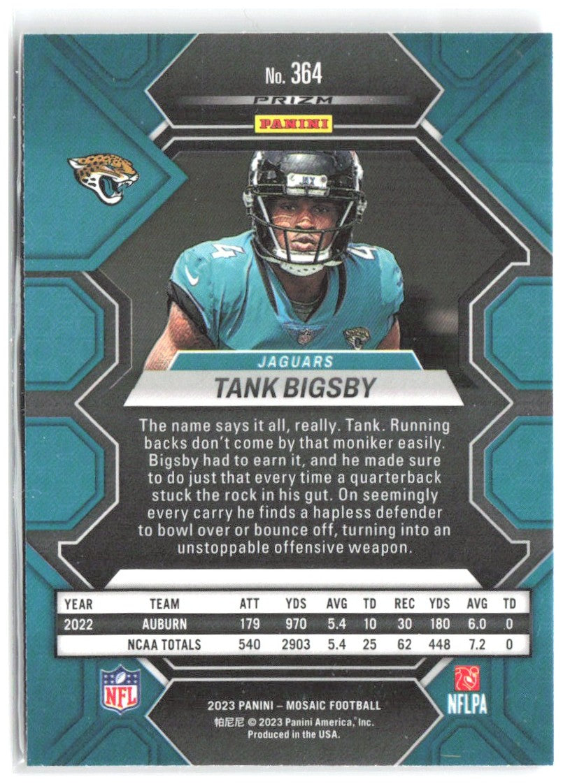 Tank Bigsby Panini Mosaic - Camo Pink Mosaic 364 2023 Jacksonville Jaguars