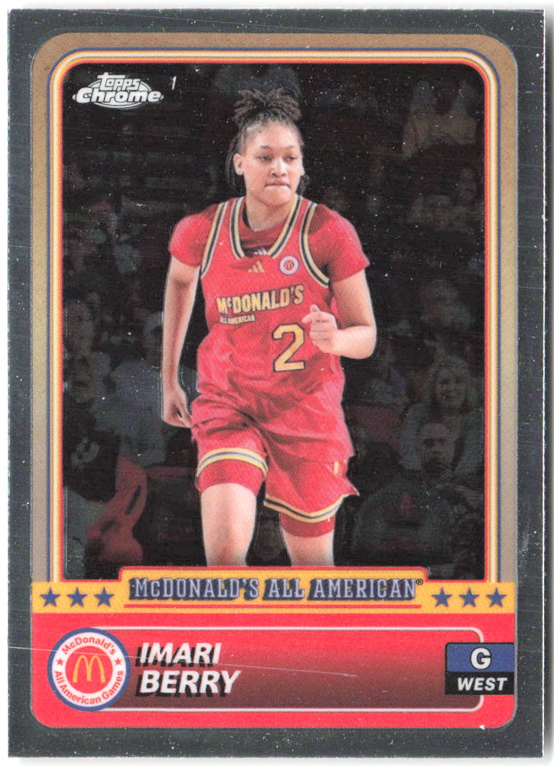 Imari Berry Topps Chrome McDonald's All-American 13 2024