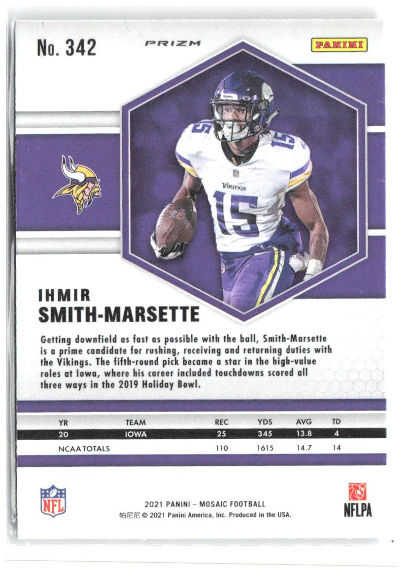 Ihmir Smith-Marsette Mosaic - Prizm Reactive Orange 342 2021 Minnesota Vikings