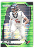 Jalen Pitre Panini Prizm - Neon Green Pulsar 118 2024 Houston Texans