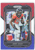 Jerry Jeudy Panini Prizm - Red White and Blue 89 2022 Denver Broncos
