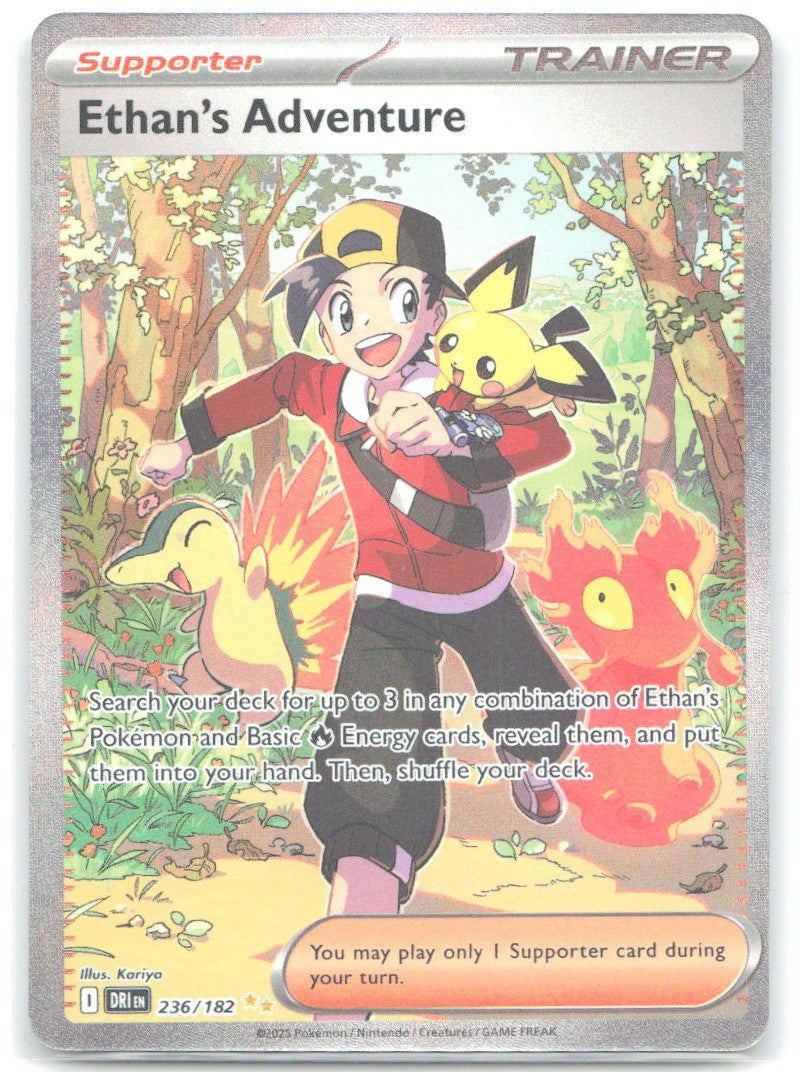 Ethan's Adventure Special Illustration Rare SV10 Destined Rivals 236/182 NM