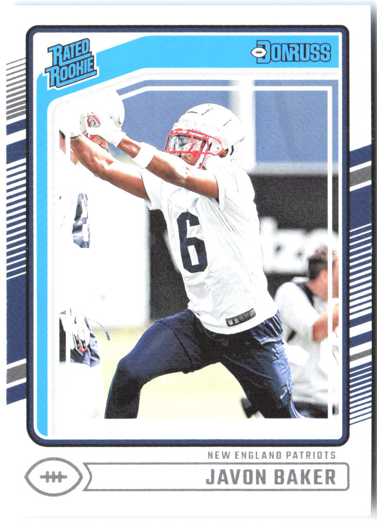 Javon Baker Donruss 353 2024 New England Patriots RC