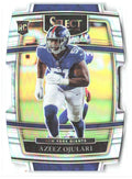 Azeez Ojulari Panini Select - Silver Prizm Die Cut 91 2021 New York Giants