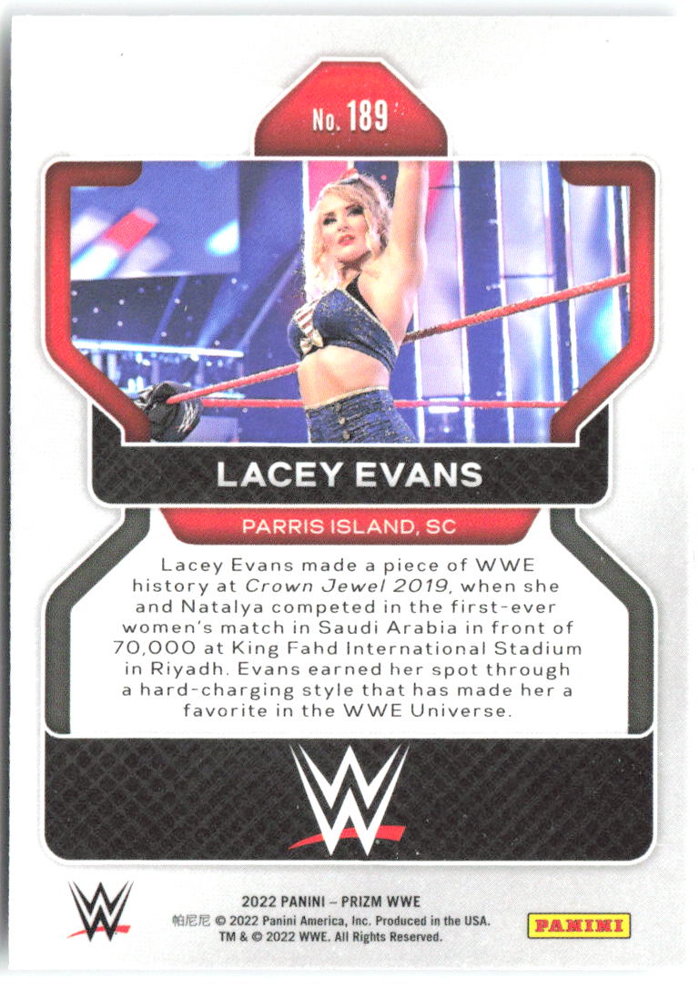 Lacey Evans Panini Prizm WWE 189 2022