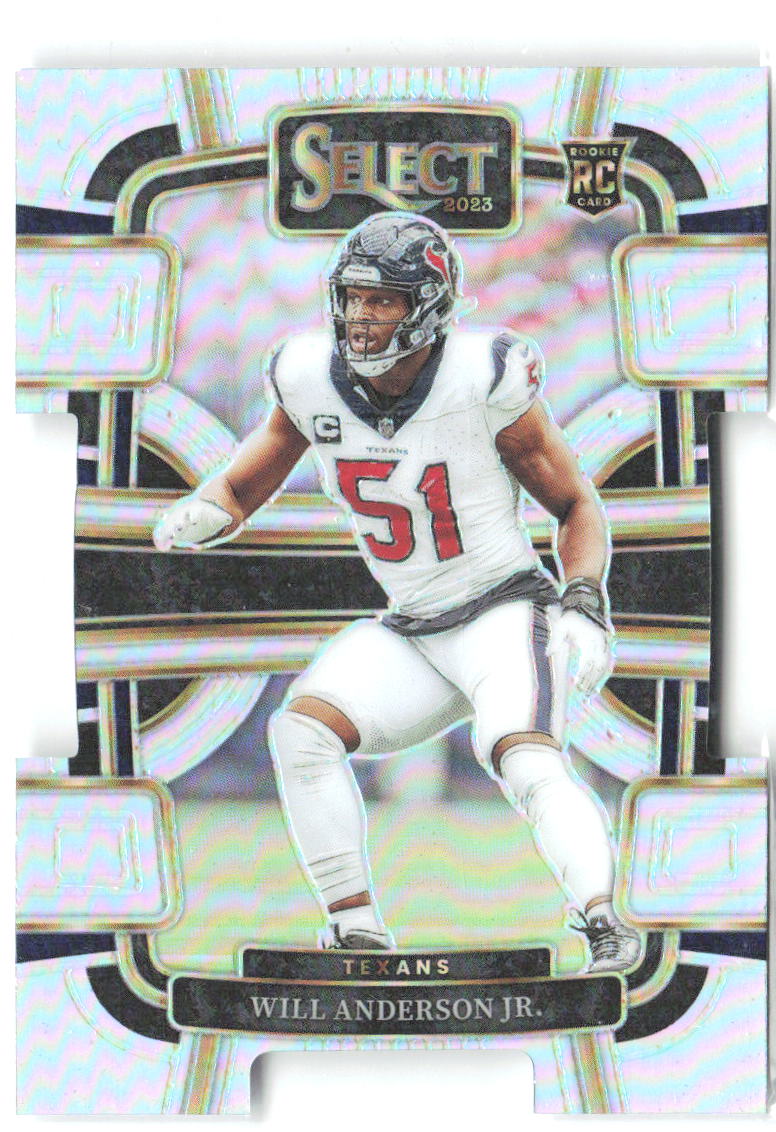 Will Anderson Jr. Panini Select - Silver Prizms Die Cuts 40 2023 Houston Texans