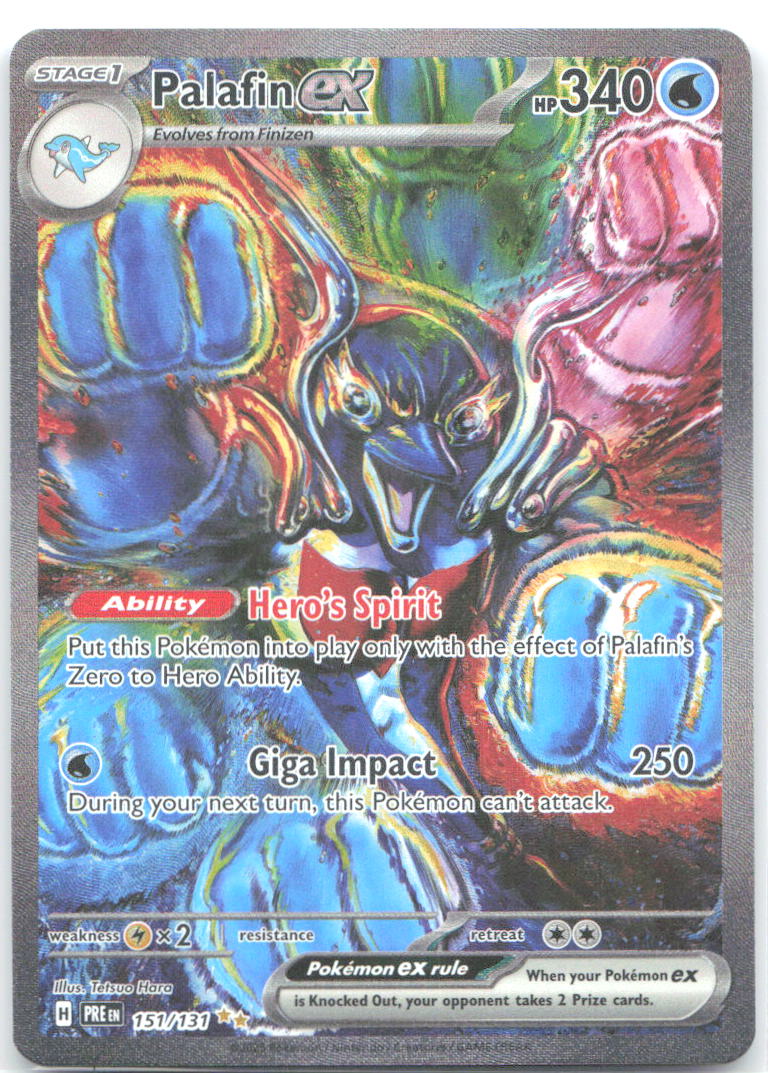 Palafin ex Holo Special Illustration Rare SV: Prismatic Evolutions 151/131 NM Tetsuo Hara